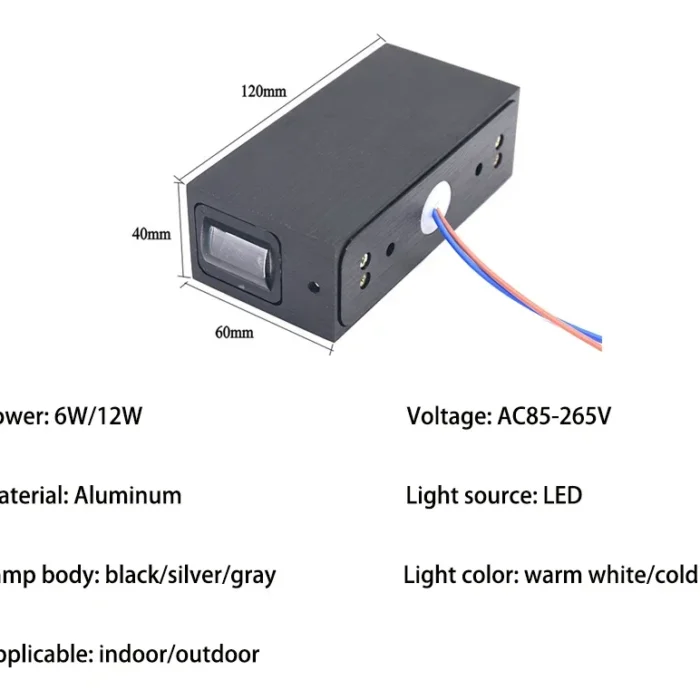 Choice 12W Warm White Frosted Black